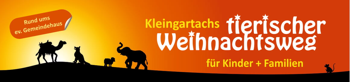Kleingartachs tierischer Weihnachtsweg